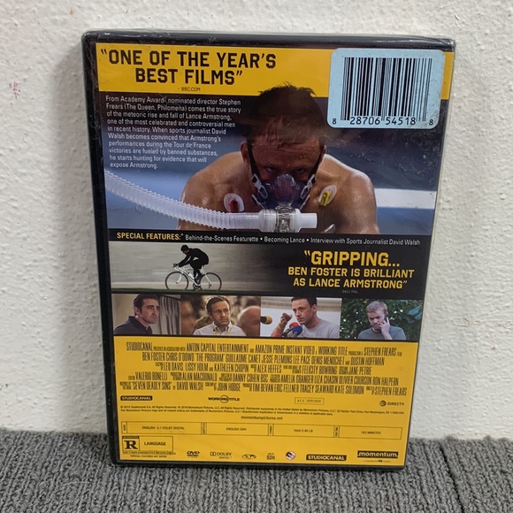 The Program (DVD, 2016) Studio Canal Momentum New Sealed - Picture 2 of 9